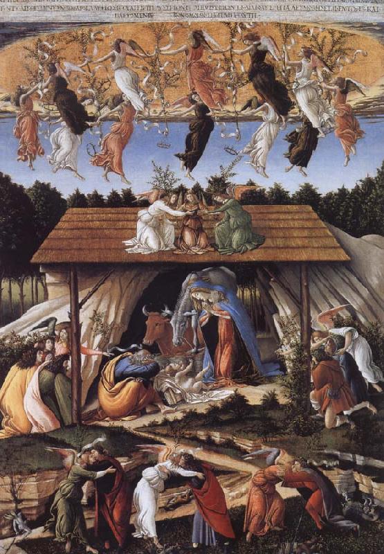 Sandro Botticelli Mystic Nativity oil painting picture